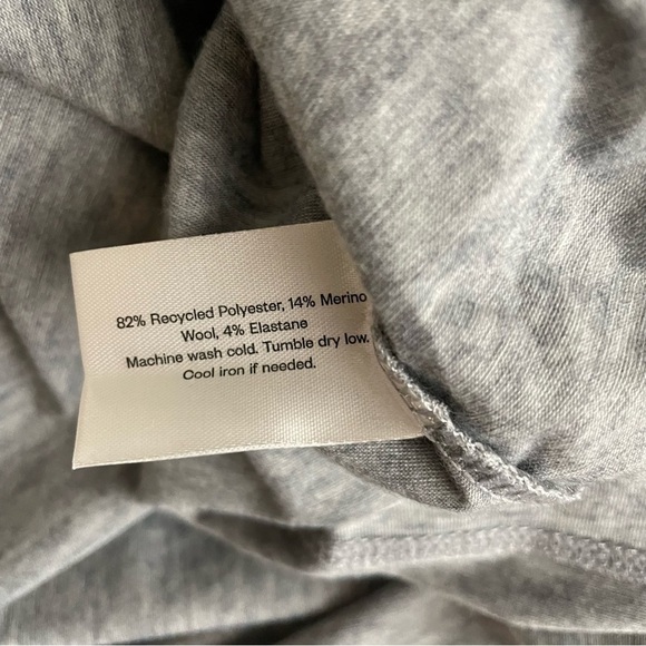 Ministry of Supply Men's Composite Merino Zip Polo Gray Size Small New Stretch - Picture 5 of 9